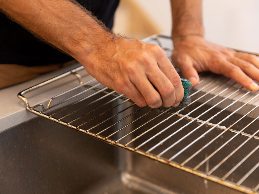 House Cleaning Tips From The Pros Step 6: Clean oven racks overnight