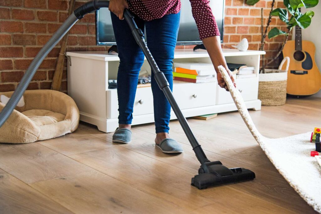 ensure your floor is clean and dry