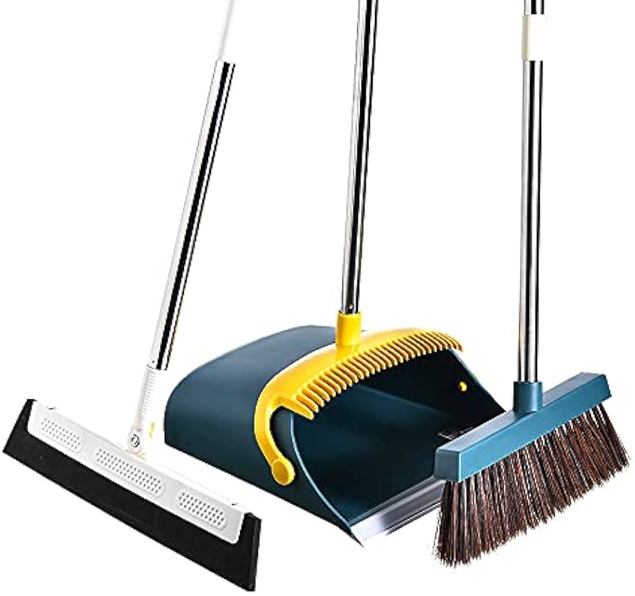 What Cleaning Supplies Do I Need To Clean My House: Broom and dustpan