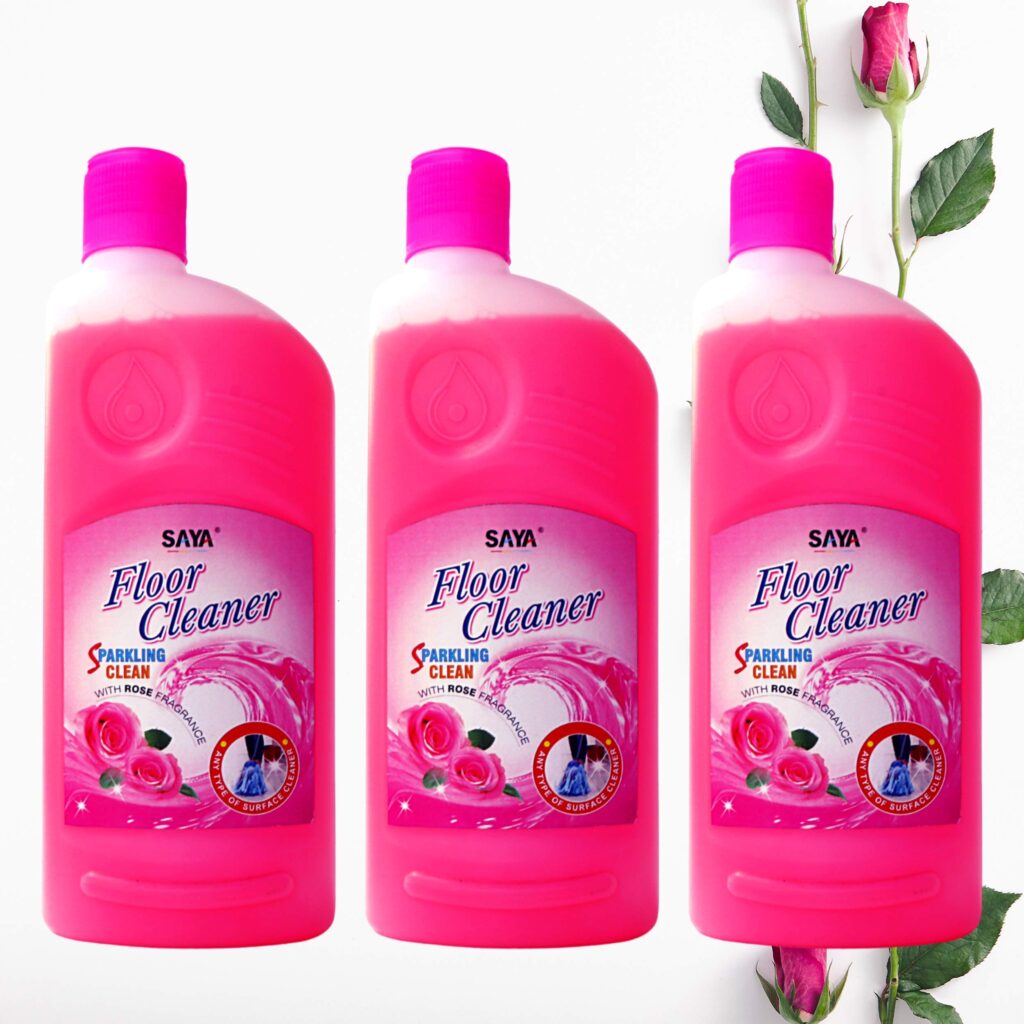 Rose-scented mopping solutions