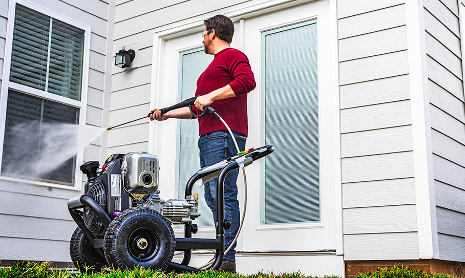 Apply the Cleaning Solution for Best Results pressure washing