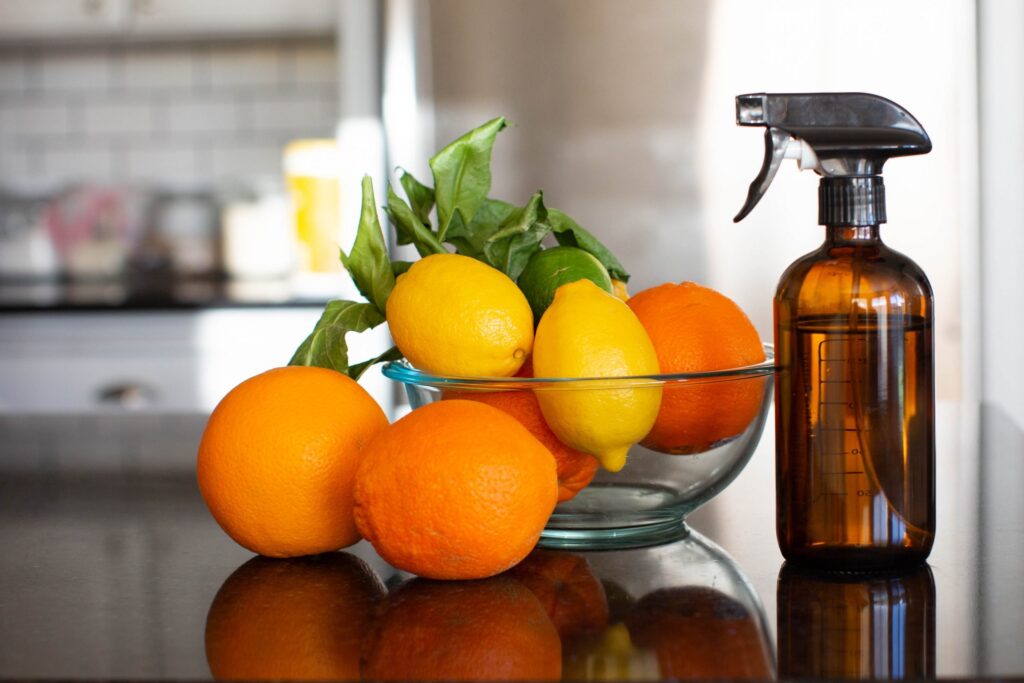 Orange-infused cleaners