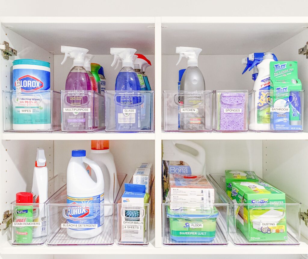 Organizing Cleaning Supplies