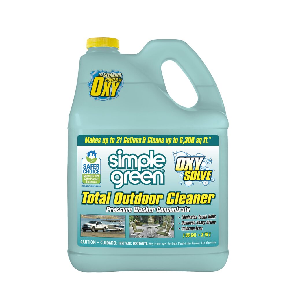 Homemade Solutions Simple Green Oxy Solve House and Siding Cleaner , Options for pressure washing