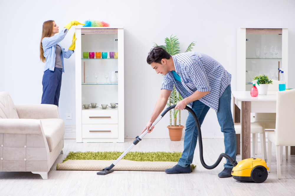 cleaning Living Areas