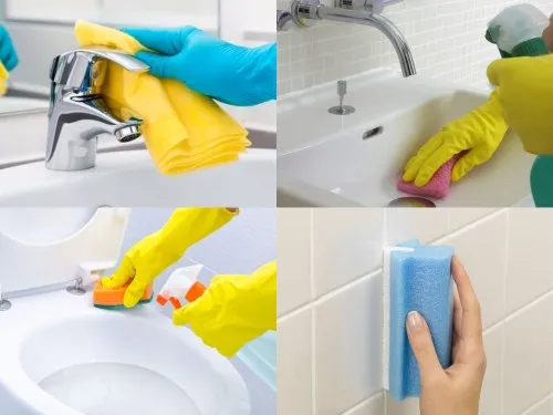 cleaning Bathroom