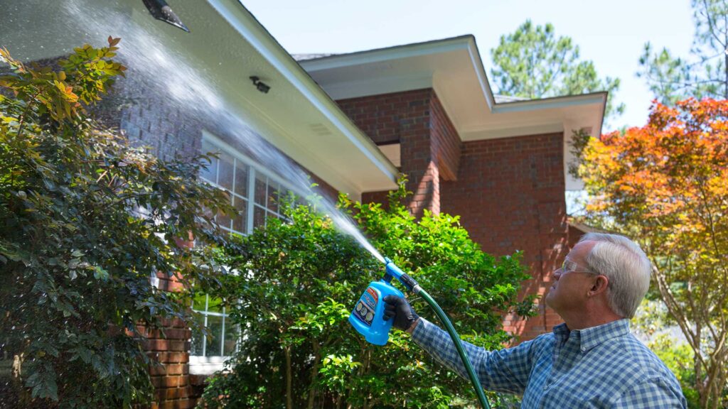 The Convenience Factor of  exterior house cleaning sprays